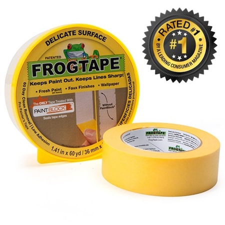 Frogtape FrogTape 1.88 in. W X 60 yd L Yellow Low Strength Painter's Tape 1 pk 280222